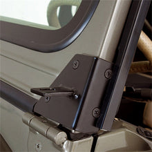 Load image into Gallery viewer, Rugged Ridge 76-95 Jeep CJ/YJ Black Windshield Hinge Light Brackets Rugged Ridge
