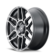 ION Type 146 20x9 / 6x139.7 BP / 0mm Offset / 106mm Hub Matte Black W/Machined Dart Tint Wheel | 146-2983TM