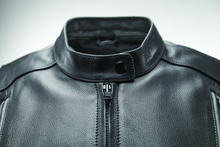 Load image into Gallery viewer, Kuryakyn Leather By River Road Race Leather Jacket Black Womens - Small Jackets - Leather Kuryakyn
