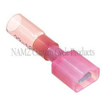 Load image into Gallery viewer, NAMZ Heat Sealable .25in. Male Quick Disconnect Teriminals 22-18g (25 Pack) Misc Powersports NAMZ   
