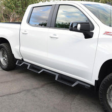 Load image into Gallery viewer, Westin 2019 Chevrolet Silverado/Sierra 1500 (5.5ft) Drop Wheel to Wheel Nerf Step Bars - Txt Black Westin
