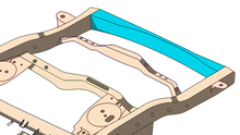 Load image into Gallery viewer, Rust Buster 4Runner &amp; FJ Cruiser Rear Hitch Crossmember
