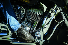 Load image into Gallery viewer, Kuryakyn Exhaust Port Fillers For Indian Black &amp; Raw
