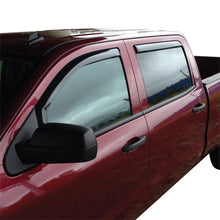 Load image into Gallery viewer, Westin 2014-2018 Chevy Silverado 1500 Crew Cab Wade In-Channel Wind Deflector 4pc - Smoke Westin
