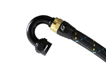 Load image into Gallery viewer, GReddy AN08 180 DEGREE HOSE END SWIVEL BLACK/GOLD ANODIZED | 12800818

