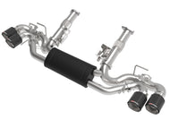 aFe MACH Force-Xp 3in to 2-1/2in 304SS Cat-Back 2020 Chevy Corvette (C8) 6.2L - Carbon Fiber Tip Catback aFe