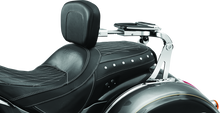 Load image into Gallery viewer, Kuryakyn Fixed Mounts Multi-Purpose Driver &amp; Passenger Backrest 14-22 Indian Models Chrome Misc Powersports Kuryakyn   
