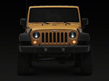 Load image into Gallery viewer, Raxiom 07-18 Jeep Wrangler JK Axial Series DB1 LED Headlights- Black Housing- Clear Lens | J181074
