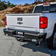Load image into Gallery viewer, Westin 14-18 Chevrolet Silverado HDX Bandit Rear Bumper - Black Westin
