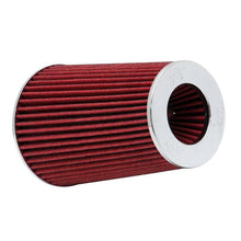 Load image into Gallery viewer, K&amp;N Universal Air Filter Chrome Round Tapered Red -4in Flange ID x 1.125in Flange Length x 5.5in H
