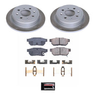 PowerStop Brake Kits - Performance Blank Power Stop 88-91 Honda Prelude Rear Semi-Coated Rotor Kit