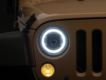 Load image into Gallery viewer, Raxiom 07-18 Jeep Wrangler JK 7-Inch V2 Dragon Eye LED Headlights- Black Housing- Clear Lens | J195064
