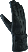 Load image into Gallery viewer, Kuryakyn Leather By River Road Taos Cold Weather Gloves Black - Small Gloves Kuryakyn
