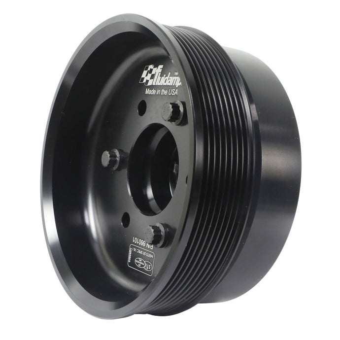 Fluidampr Chevy LSX 6-1/4in Damper w/Single 8 Rib 6.57in Dia Pulley Steel Internally Balanced Damper Fluidampr