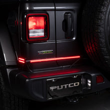 Load image into Gallery viewer, Putco 18-22 Jeep Wrangler JL/19-22 Ram 1500 18in Split Light Blade Direct Fit Kit Red/Amber/White Light Tailgate Bar Putco
