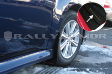Load image into Gallery viewer, Rally Armor 10-14 Subaru Legacy Black UR Mud Flap w/ Silver Logo Mud Flaps Rally Armor   
