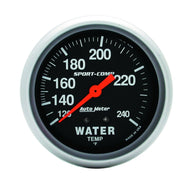 Autometer Sport-Comp 2 5/8in 120-240 F Mechanical Water Temp Gauge | 3432