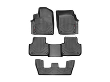 Load image into Gallery viewer, WeatherTech 17+ Audi Q7 Front &amp; Rear FloorLiners - Black | 44887-1-2-3
