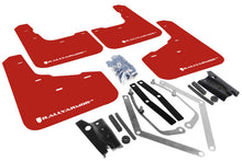 Load image into Gallery viewer, Rally Armor 13-19 Ford Fiesta ST Red UR Mud Flap w/White Logo Mud Flaps Rally Armor   
