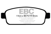 Load image into Gallery viewer, EBC 13+ Buick Encore 1.4 Turbo Ultimax2 Rear Brake Pads Brake Pads - OE EBC   
