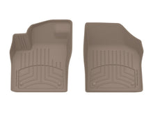 Load image into Gallery viewer, WeatherTech 2018+ Volkswagen Atlas w/2nd Row Bucket Seats Front FloorLiner HP - Tan | 4510841IM
