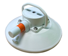 Load image into Gallery viewer, SeaSucker 4.5in. SeaSucker w/Flat-Top Stainless Steel D-Ring - White Mounts - Hooks/Handles/Utility SeaSucker   
