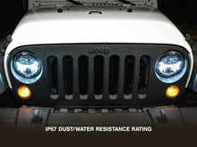 Load image into Gallery viewer, Raxiom 07-18 Jeep Wrangler JK LED Halo Headlights- Black Housing (Clear Lens) Headlights Raxiom
