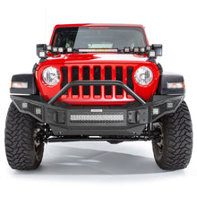 Load image into Gallery viewer, Go Rhino 07-20 Jeep Wrangler JL/JLU/JK/JKU/Gladiator JT Rockline Full Width Bumper w/ Overrider Bumpers - Steel Go Rhino
