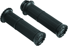 Load image into Gallery viewer, Kuryakyn Riot Grips Throttle-By-Wire Satin Black Misc Powersports Kuryakyn   
