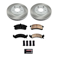 Power Stop 92-93 Pontiac Trans Sport Front Semi-Coated Rotor Kit Brake Kits - Performance Blank PowerStop   