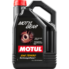 Load image into Gallery viewer, Motul Motylgear 75W90 4X5L - API GL-4/GL-5 MIL-L-2105D - 5L (1.3 Gal.) - Comes in a Case of 4 Units | 109057
