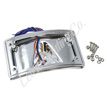 Load image into Gallery viewer, Letric Lighting Perfect Plate Light Chrome Curved License Plate Frame - Universal License Frame Letric Lighting   
