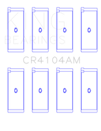 King Engine Bearings Audi Abb/Abm/Adp/Pp/Rn (Size +0.50mm) Connecting Rod Bearing Set | CR4104AM0.5