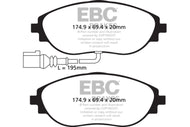 EBC 12+ Volkswagen CC 3.6 Ultimax2 Front Brake Pads Brake Pads - OE EBC   
