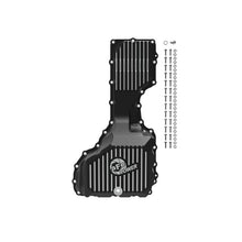 Load image into Gallery viewer, aFe 17-19 GM Diesel V8-6.6L L5P Engine Oil Pan w/ Machined Fins
