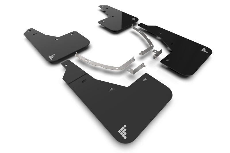 Rally Armor 2025 Hyundai Ioniq 5 PE Black UR Mud Flap w/Silver Battery Logo Rally Armor