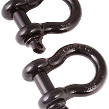 Load image into Gallery viewer, Rugged Ridge Black 7/8th Inch D-Shackles Rugged Ridge

