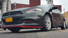 Load image into Gallery viewer, Rally Armor 13-16 Dodge Dart Black UR Mud Flap w/ White Logo Mud Flaps Rally Armor   
