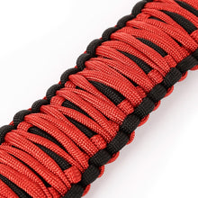 Load image into Gallery viewer, Rugged Ridge Paracord A-Pillar Grab Handle Red 07-18 Jeep Wrangler JK Rugged Ridge
