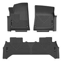 Load image into Gallery viewer, Husky Liners 2022 Rivian R1T WeatherBeater Front &amp; 2nd Seat Floor Liner - Blk
