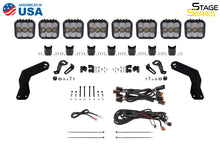 Load image into Gallery viewer, Diode Dynamics 17-24 Can-Am Maverick X3 SS5 Sport CrossLink Roof Lightbar Kit - Yellow Combo Diode Dynamics
