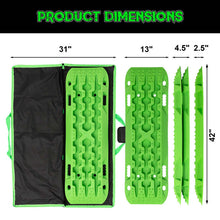 Load image into Gallery viewer, Rhino USA Recovery Traction Boards - Green (Pair) Recovery Boards Rhino USA
