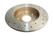 Load image into Gallery viewer, DBA 97-01 Acura Integra Type R Rear Drilled &amp; Slotted Rotor (w/Gold Hat)
