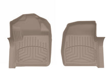 Load image into Gallery viewer, WeatherTech 17-19 Ford F-250/F-350/F-450/F-550 1st Row Front FloorLiner HP - Tan | 4510541IM
