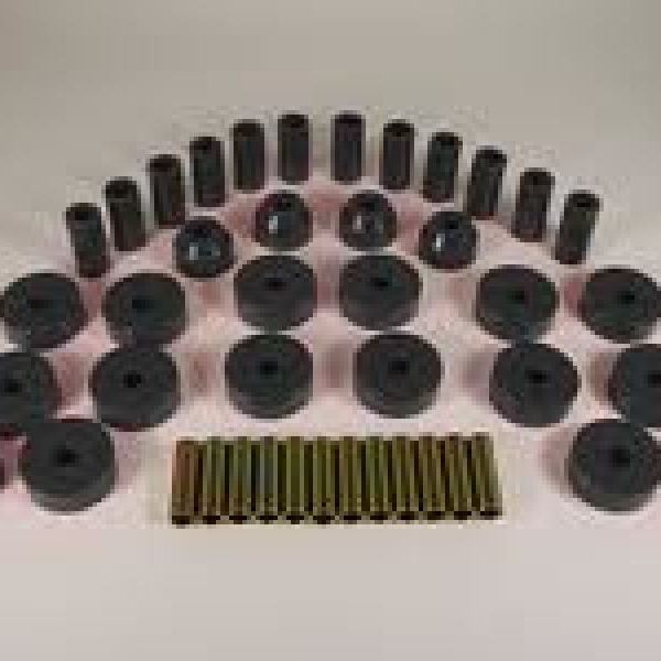 Rugged Ridge Total Bushing Kit Black 55-75 Jeep CJ5 and CJ7 Rugged Ridge