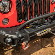 Load image into Gallery viewer, Rugged Ridge Arcus Front Bumper Tube Overrider Black JK Rugged Ridge
