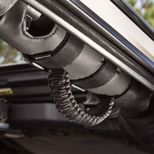 Load image into Gallery viewer, Rugged Ridge Paracord Grab Handles Black/Black Pair Rugged Ridge
