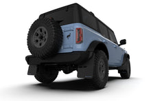 Load image into Gallery viewer, Rally Armor 21-22 Ford Bronco (Plstc Bmpr - NO Rptr/Sprt - NO RR/RB) Blk Mud Flap w/Area Blue Logo Mud Flaps Rally Armor   
