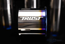 Load image into Gallery viewer, GReddy Titanium Trust PE-TR Tip L 110MM x 115MM - Titanium Burnt Finish | 11007120
