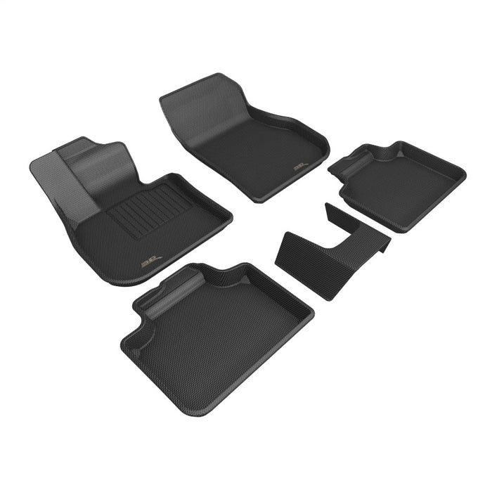 3D MAXpider 2024+ Mini Countryman (non-SE) Kagu 1st and 2nd Row Floormats - Black 3D MAXpider